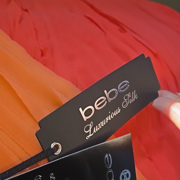 Bebe NWT XS Halter top, colorblocked mini dress - Picture 8 of 10